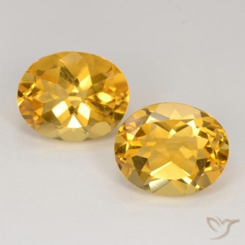 7.48ctw Naturale Arancio dorato Citrino, Ovale, VS