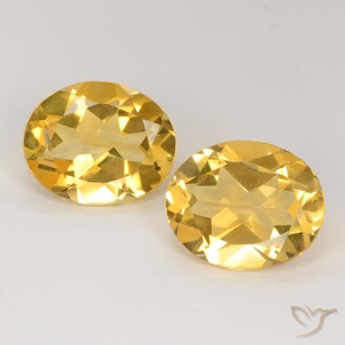 5.71ctw Naturale Dorato medio Citrino, Ovale, VS
