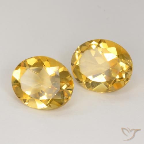 Gemme di Citrino Dorato medio naturale da 5.71 ct, Ovale, VS