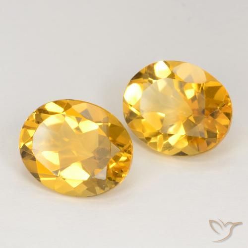 Gemme di Citrino Dorato scuro naturale da 6.69 ct, Ovale, VS