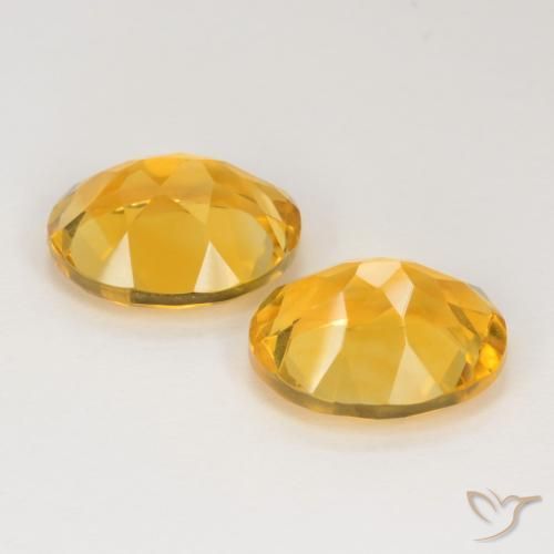 Gemme di Citrino Dorato scuro naturale da 6.69 ct, Ovale, VS