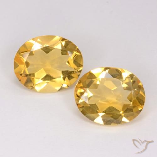 5.81ctw Naturale Arancio dorato Citrino, Ovale, VS