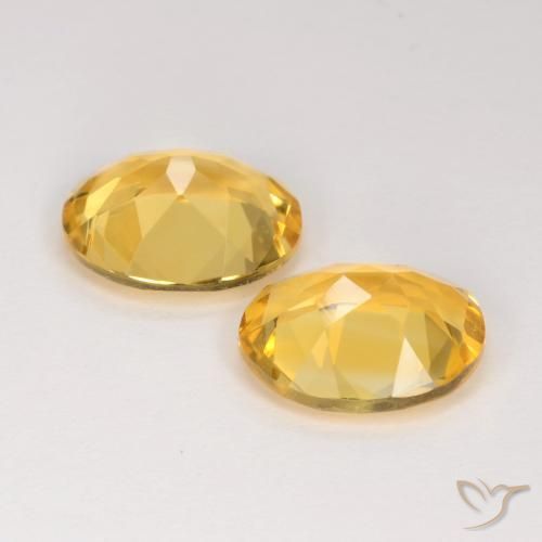 Gemme di Citrino Arancio dorato naturale da 5.81 ct, Ovale, VS