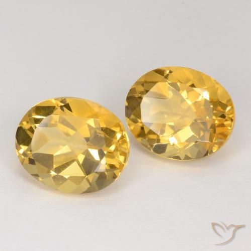 Gemme di Citrino Dorato medio naturale da 7.26 ct, Ovale, VS