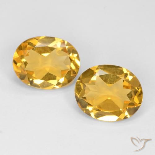 6.10ctw Naturale Dorato Citrino, Ovale, VS