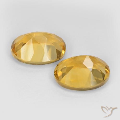 Gemme di Citrino Dorato medio naturale da 6.76 ct, Ovale, VS