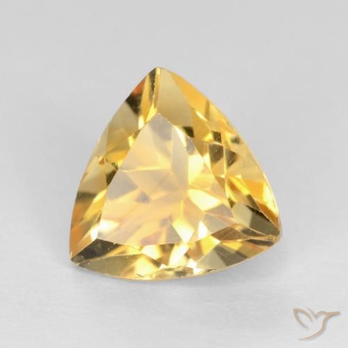 Citrino Oro brillante naturale da 1.13 ct, Taglio trillion, VS
