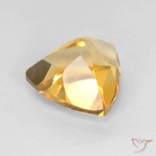 Citrino Oro brillante naturale da 1.13 ct, Taglio trillion, VS