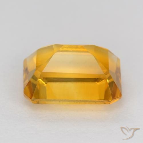 Citrino Arancio Dorato Profondo naturale da 1.57 ct, Ottagonale / Taglio smeraldo, VS