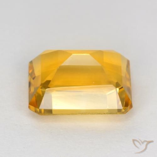 Citrino Arancio Dorato Profondo naturale da 1.67 ct, Ottagonale / Taglio smeraldo, VS
