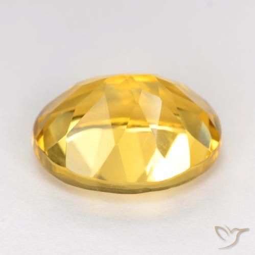 Citrino Dorato medio naturale da 3.42 ct, Ovale, VS