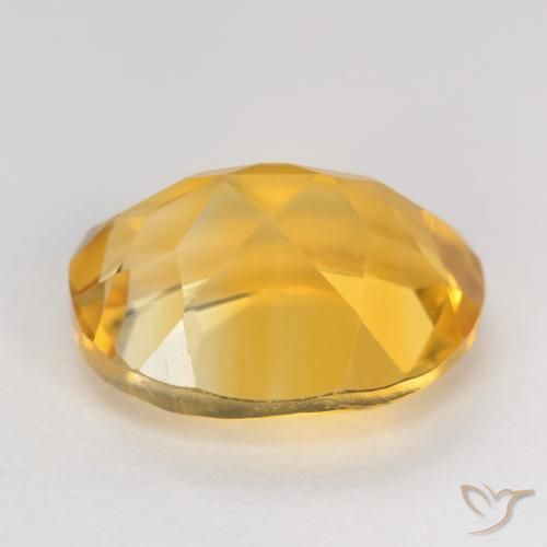 Citrino Oro medio naturale da 3.49 ct, Ovale, VVS-VS