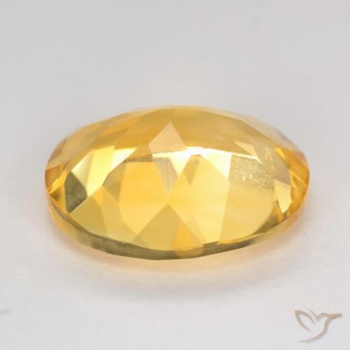 Citrino Dorato naturale da 2.94 ct, Ovale, VS