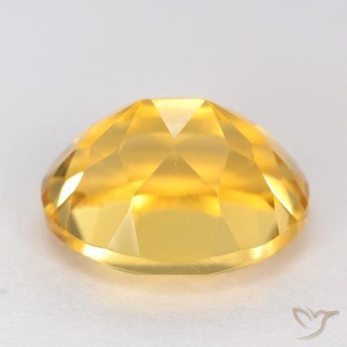 Citrino Oro medio naturale da 3.93 ct, Ovale, VVS-VS