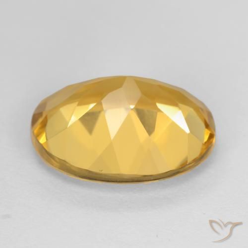 Citrino Oro profondo naturale da 2.79 ct, Ovale, VVS-VS