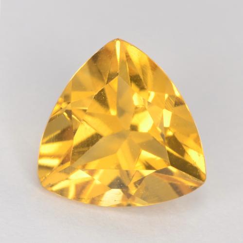 Citrino Arancio dorato naturale da 1.07 ct, Taglio trillion, VS
