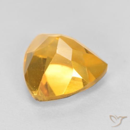 Citrino Oro brillante naturale da 1.29 ct, Taglio trillion, VS