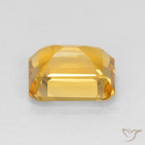 Citrino Dorato naturale da 1.62 ct, Ottagonale / Taglio smeraldo, VVS-VS