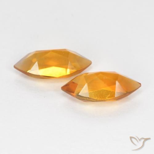 Gemme di Citrino Arancio Medio naturale da 1.01 ct, Taglio marquise, VS