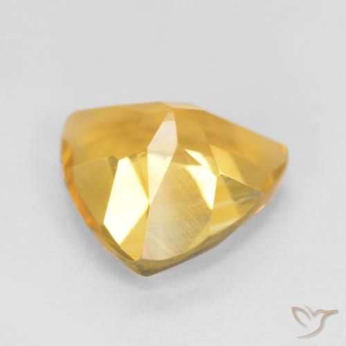 Citrino Oro brillante naturale da 0.90 ct, Taglio trillion, VS