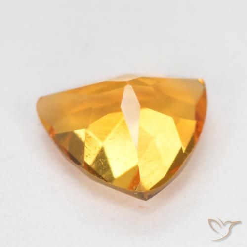 Citrino Dorato medio naturale da 1.02 ct, Taglio trillion, VS