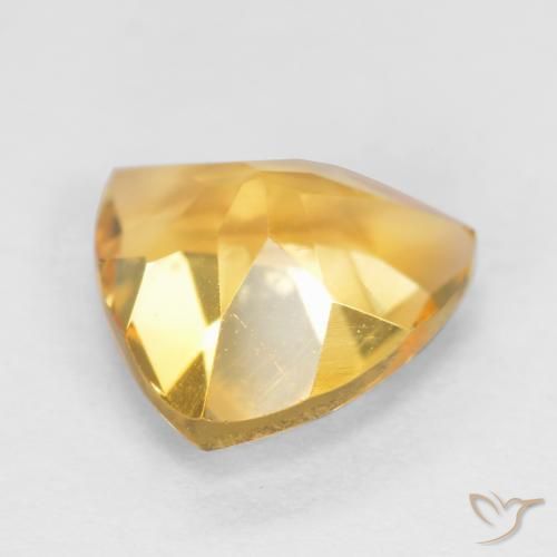 Citrino Oro brillante naturale da 1.07 ct, Taglio trillion, VS