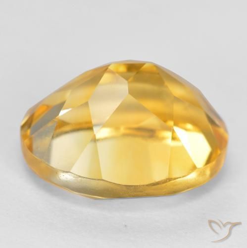 Citrino Oro medio naturale da 3.71 ct, Ovale, VS