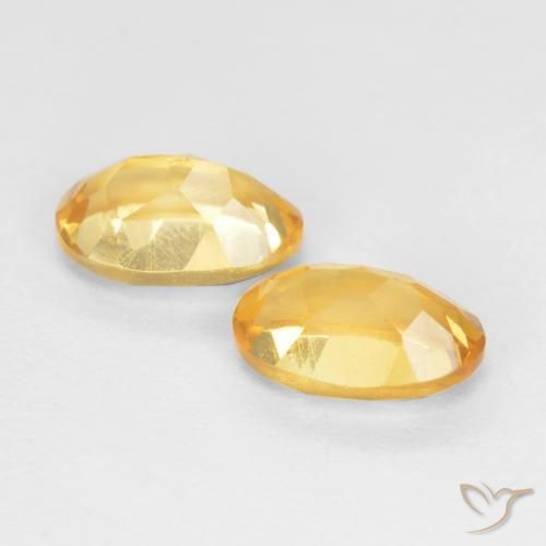 Gemme di Citrino Oro medio naturale da 0.85 ct, Ovale, VS