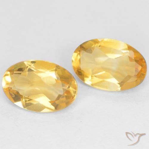 Gemme di Citrino Oro medio naturale da 0.79 ct, Ovale, VS
