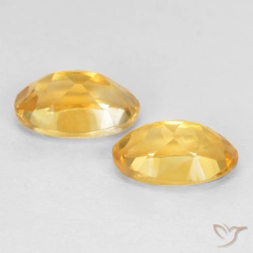 Gemme di Citrino Dorato naturale da 0.78 ct, Ovale, VS