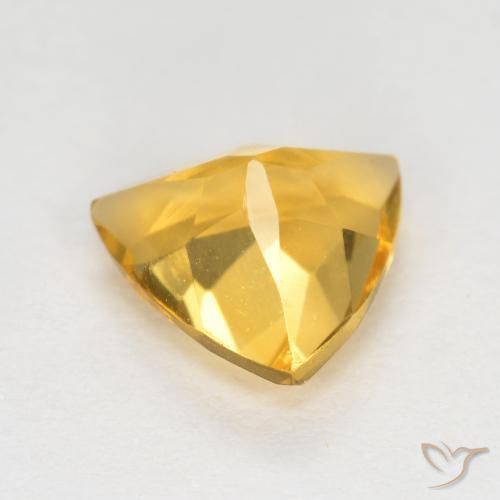 Citrino Oro brillante naturale da 0.94 ct, Taglio trillion, VS