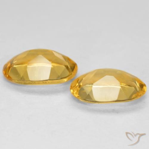 Gemme di Citrino Dorato medio naturale da 0.74 ct, Ovale, VS
