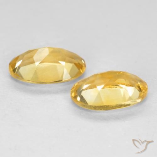 Gemme di Citrino Dorato medio naturale da 0.68 ct, Ovale, VS
