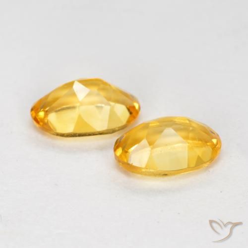 Gemme di Citrino Dorato medio-scuro naturale da 0.81 ct, Ovale, VS