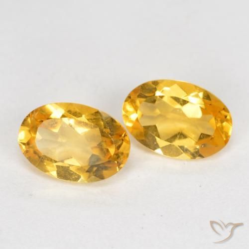 Gemme di Citrino Dorato scuro naturale da 0.78 ct, Ovale, VS