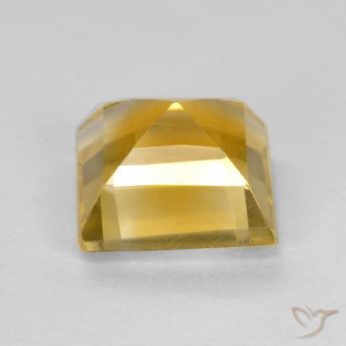 Citrino Dorato naturale da 1.68 ct, Quadrato, VS