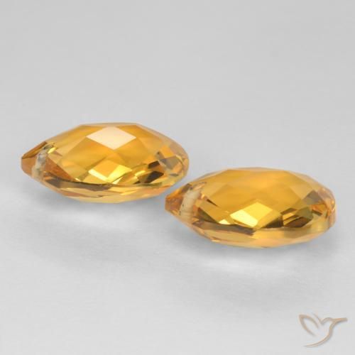 Gemme di Citrino Dorato scuro naturale da 7.49 ct, Forma a pera, VVS-VS