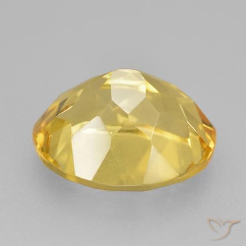 Citrino Arancio dorato naturale da 4.38 ct, Ovale, VVS-VS