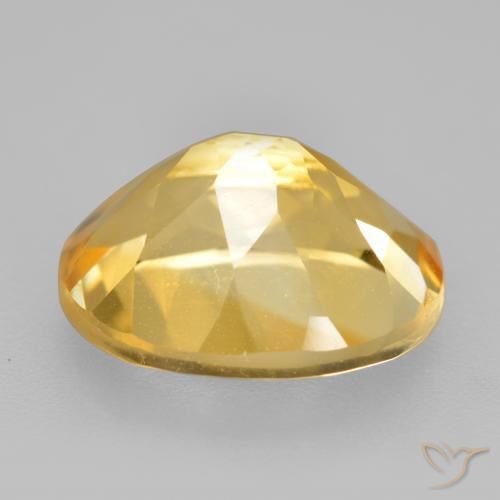 Citrino Dorato medio-scuro naturale da 4.68 ct, Ovale, VS