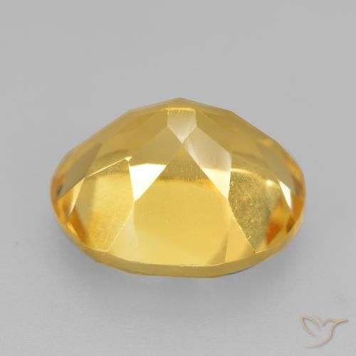 Citrino Dorato medio naturale da 4.57 ct, Ovale, VS