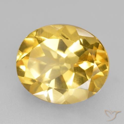 Citrino Arancio dorato naturale da 4.66 ct, Ovale, VS