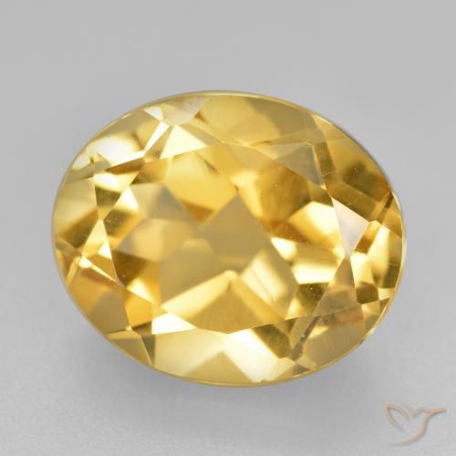 5.01ct Naturale Arancio dorato Citrino, Ovale, VVS-VS