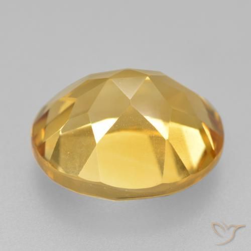 Citrino Arancio dorato naturale da 5.01 ct, Ovale, VVS-VS