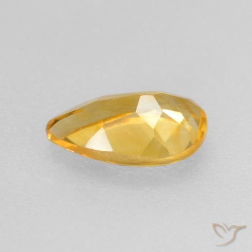 Citrino Top Oro naturale da 0.66 ct, Forma a pera, VS