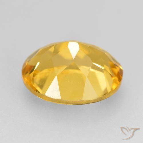 Citrino Oro medio naturale da 4.62 ct, Ovale, VVS-VS