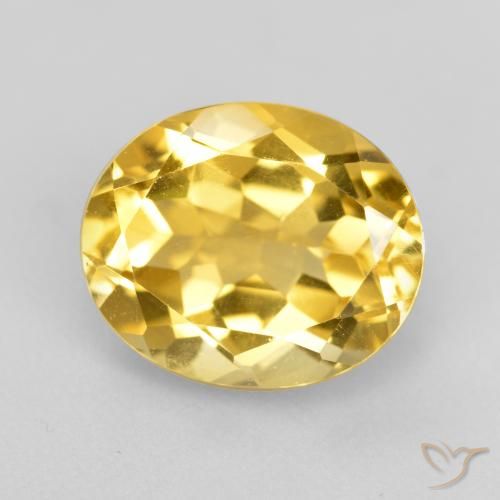 4.57ct Naturale Dorato Citrino, Ovale, VVS-VS