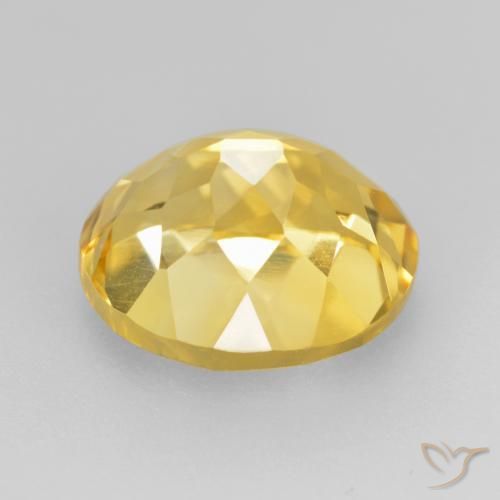 Citrino Dorato naturale da 5.04 ct, Ovale, VVS-VS