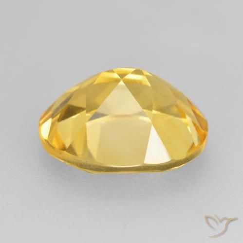Citrino Dorato naturale da 4.43 ct, Ovale, VVS-VS