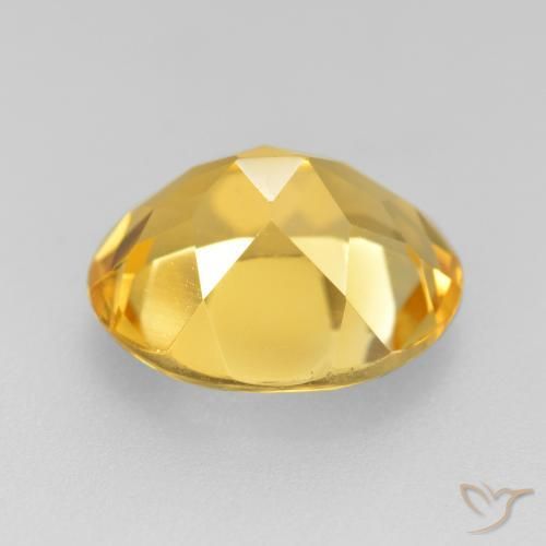Citrino Dorato naturale da 4.38 ct, Ovale, VVS-VS
