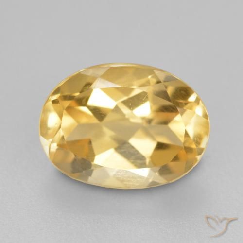 1.77ct Naturale Oro Citrino, Ovale, VS